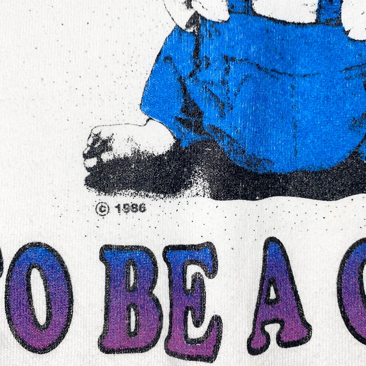 vintage 1990’s massage print sweat shirt