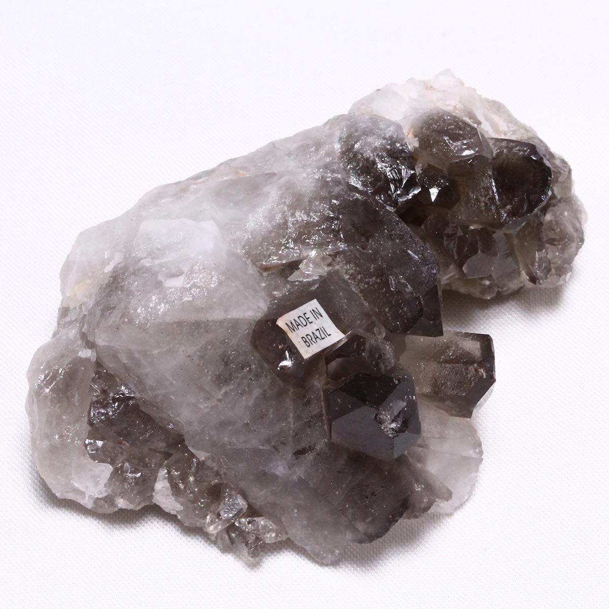 スモーキークォーツ クラスター ブラジル産 スモーキークォーツ 煙水晶 原石 一点物 272-319