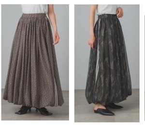 サイドラインチュールバルーンスカート　70052-2103