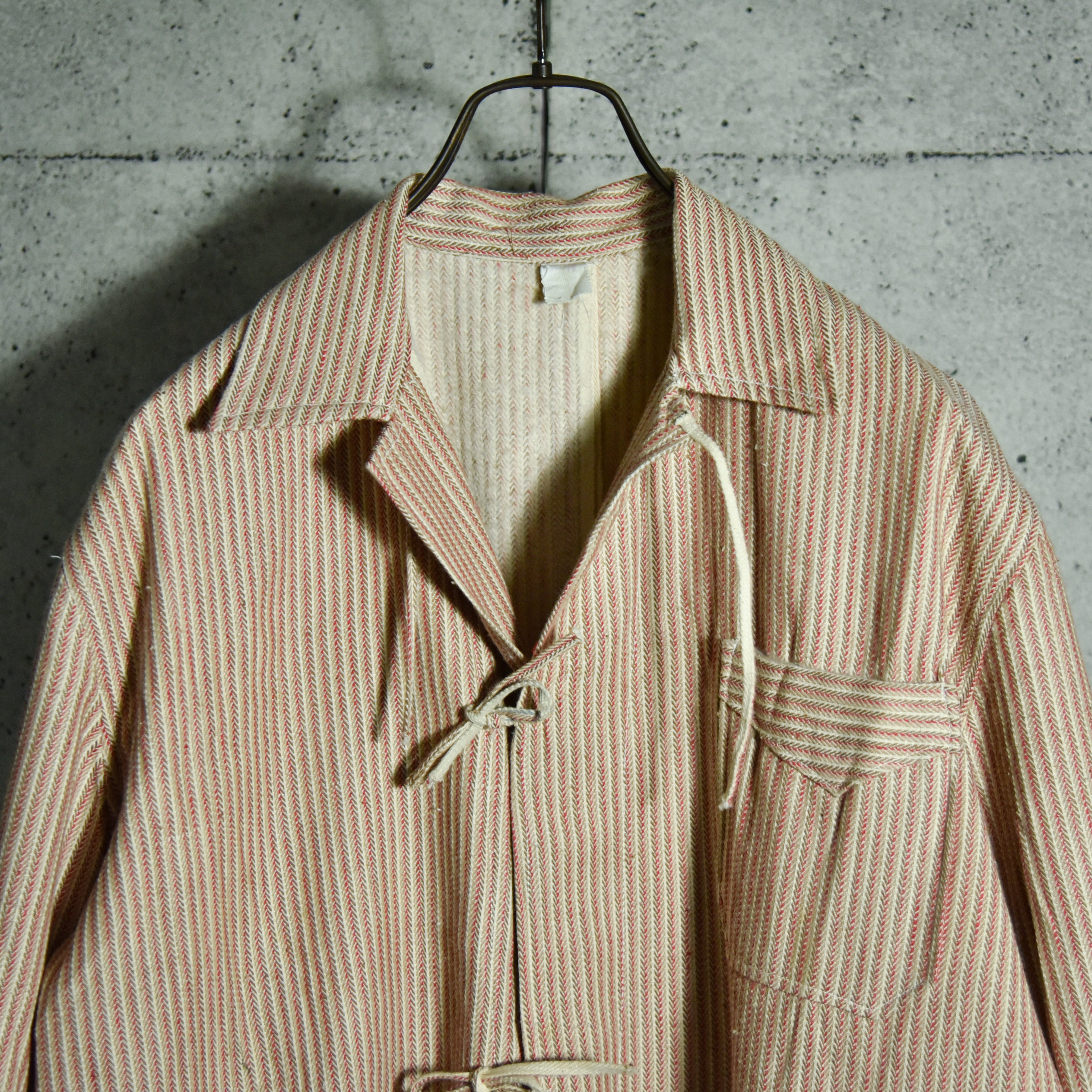 DEAD STOCK】Bulgarian Army Stripe Sleeping Shirts ブルガリア軍