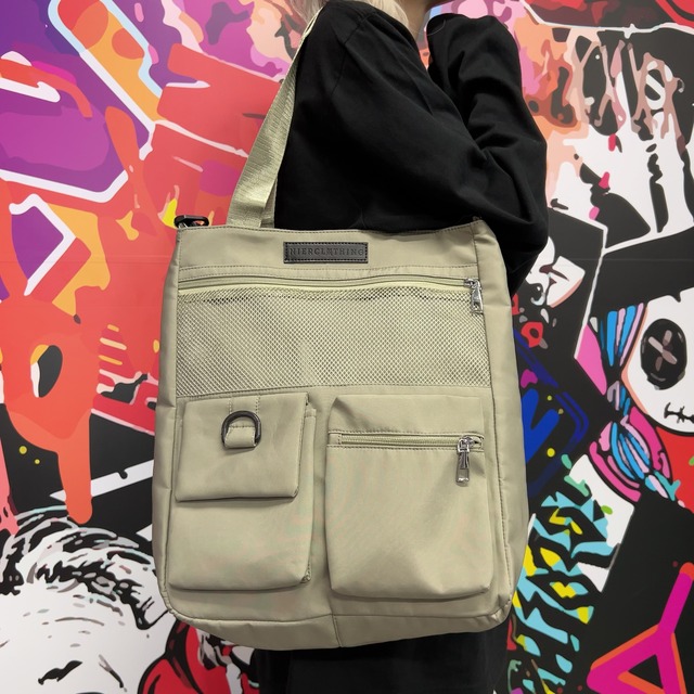 3WAY 5POCKET TOTE BAG【KHAKI】