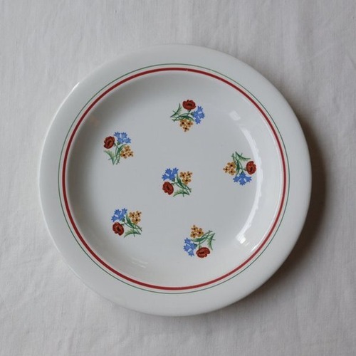 Gien petites fleurs   深皿　アンティークプレート