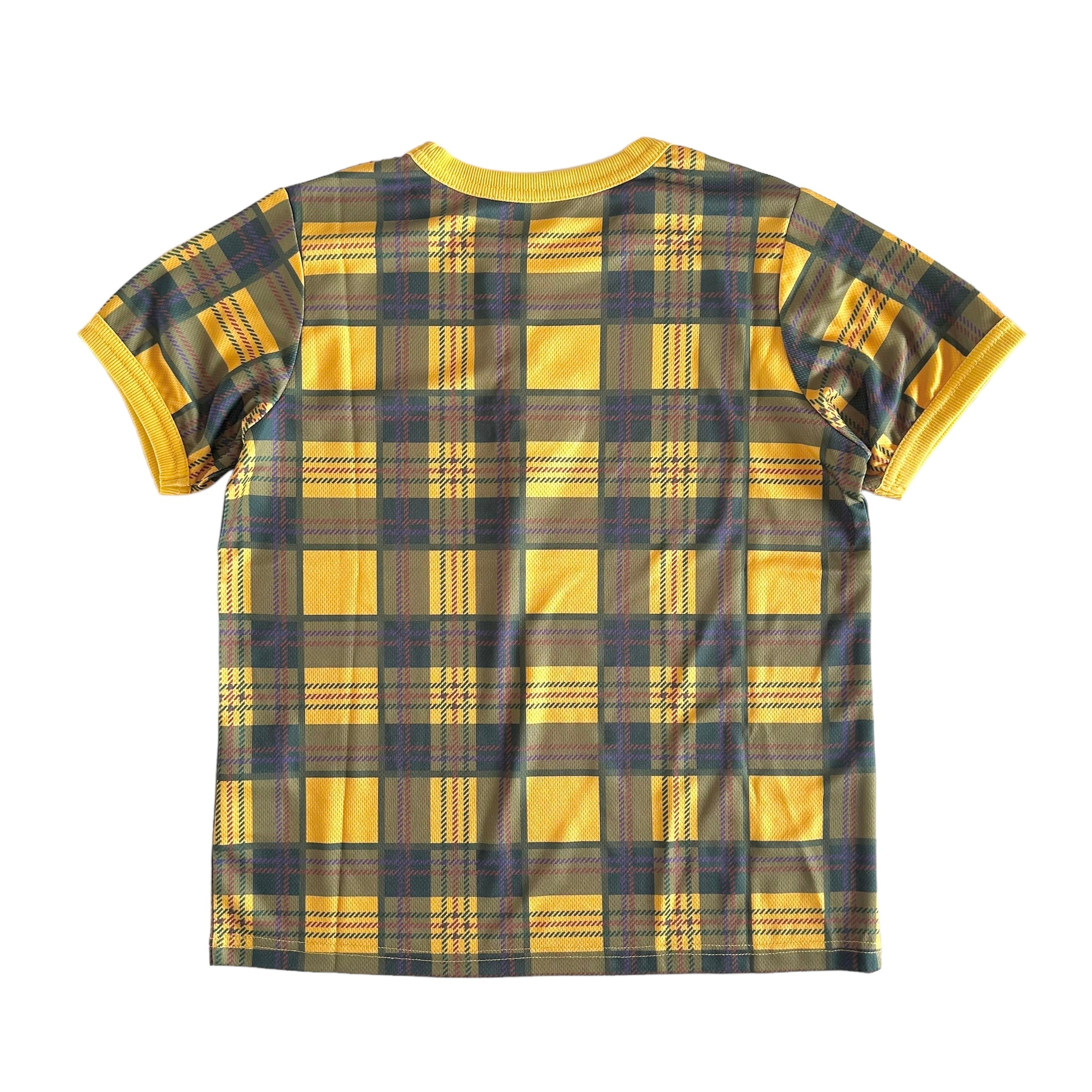 チェックミニTシャツ YELLOW | HEIHEI