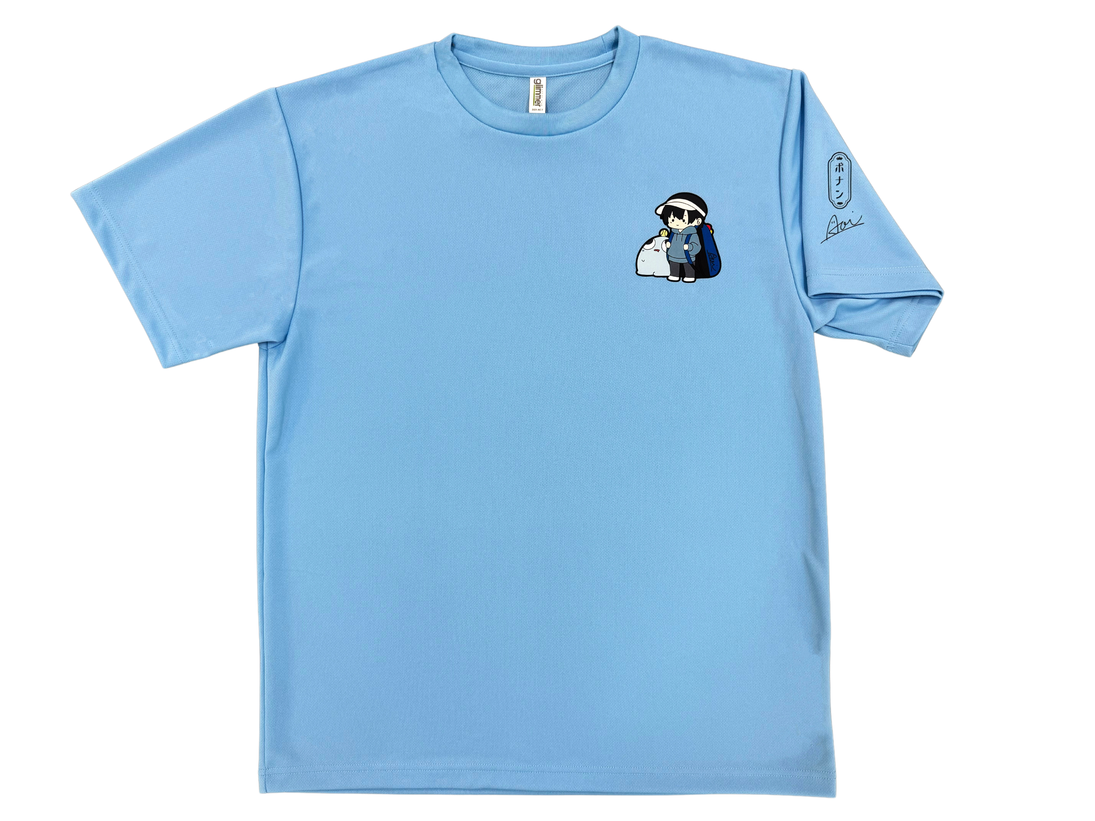 【青】半袖ドライTシャツ 『あおいとあほい』 初回数量限定(各色40枚ずつ)