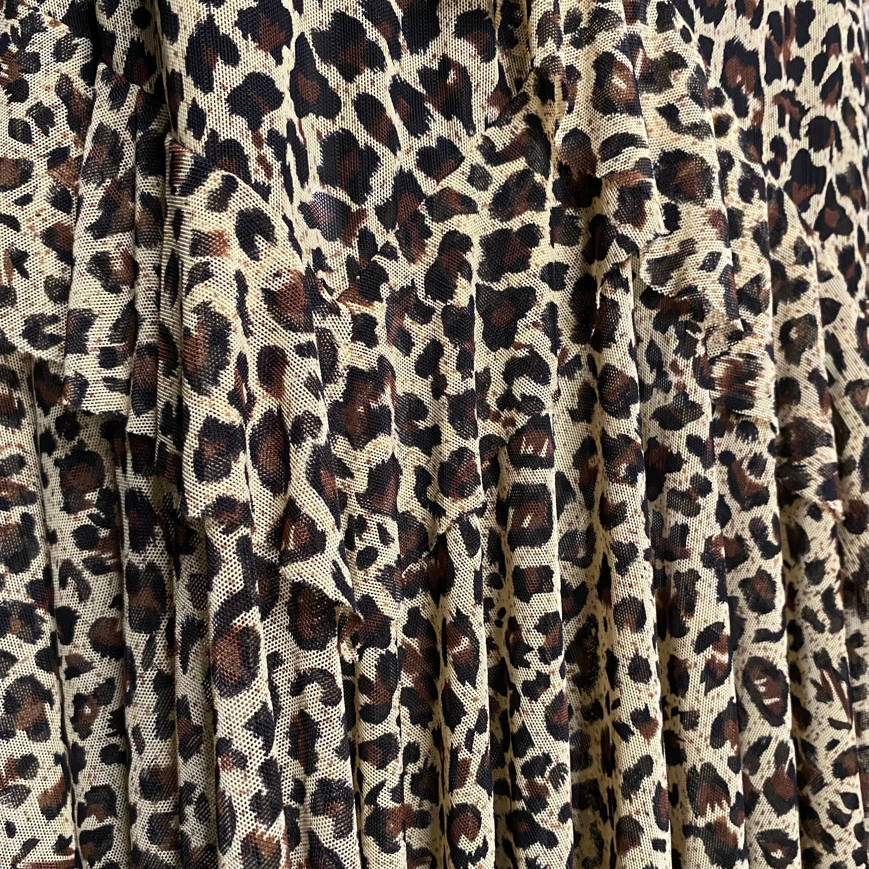 used leopard dress