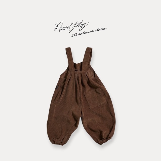 《予約》送料無料【normal play】Cookie Overalls