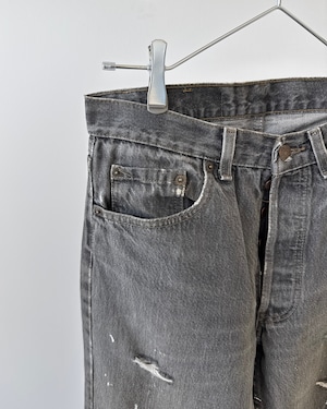 -Levi's- Vintage 90s W31×L30 501 Paint Black Denim pants