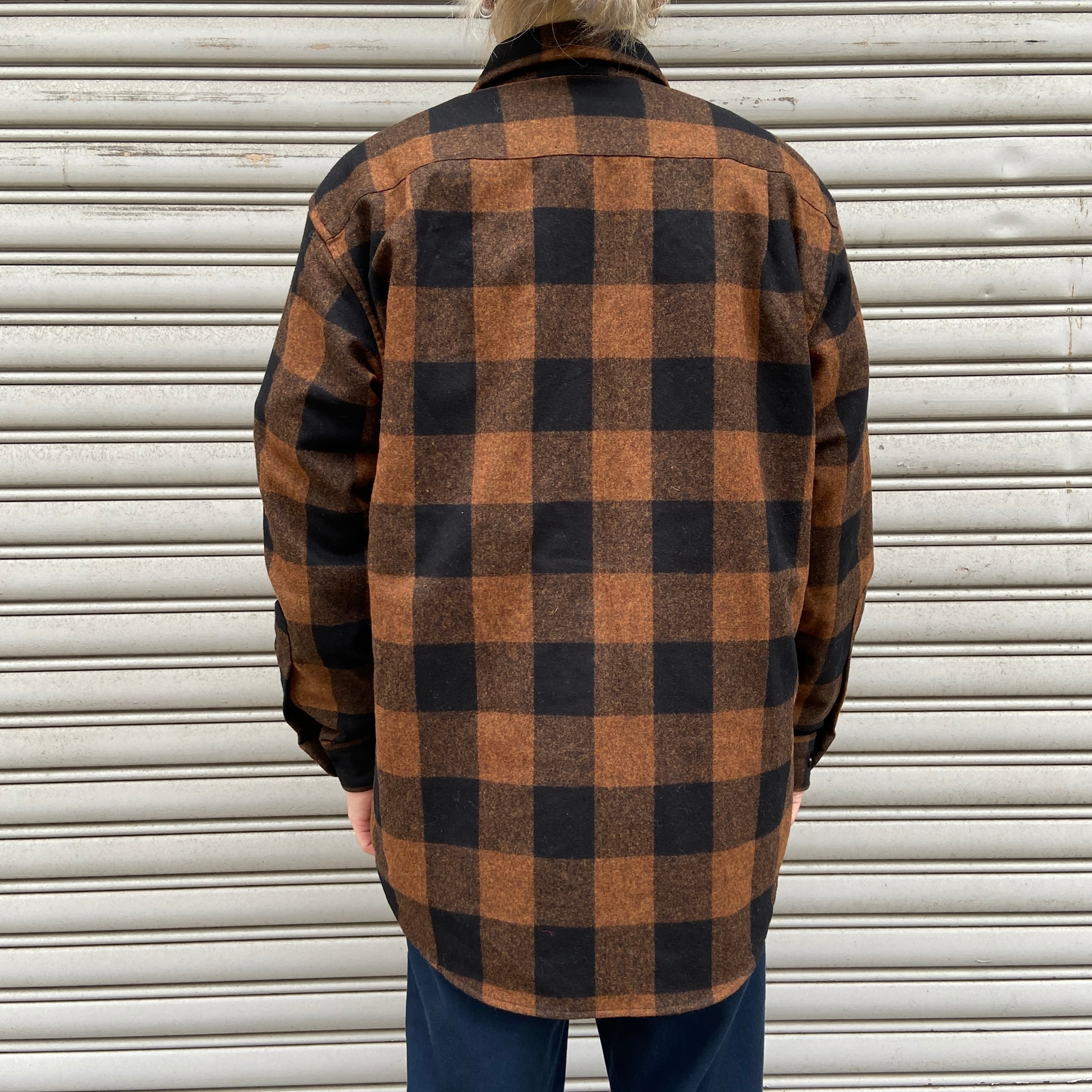 ペンドルトン LODGE ウールシャツ バッファローチェック ブロック
