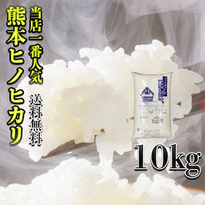 お米 米 10kg 白米 送料無料 熊本県産 ひのひかり 新米 令和5年産 ヒノヒカリ 10kg1個 富田商店一番人気 くまもとのお米