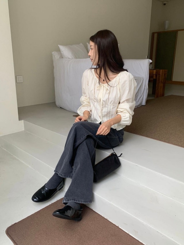 (即納) miel / Roanna blouse