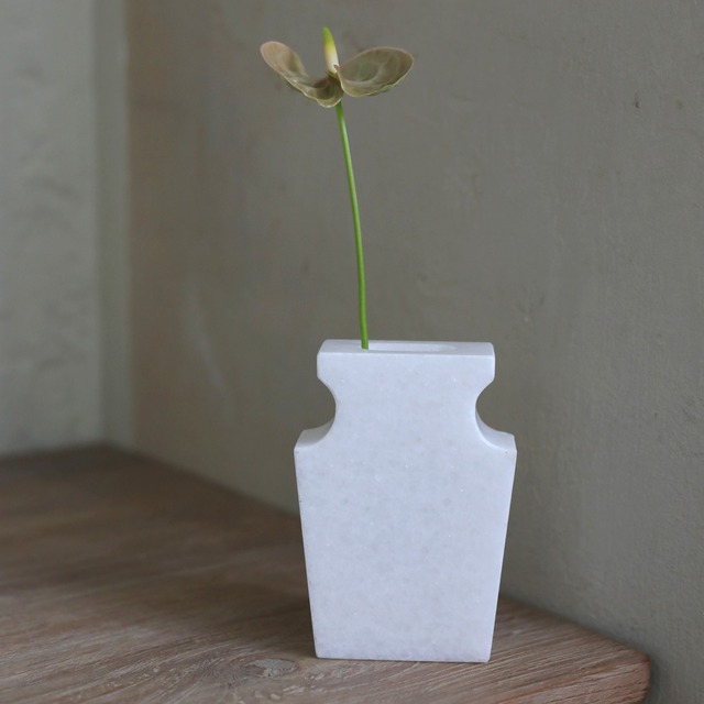 ISHIZO (石三) 花器 ホワイト