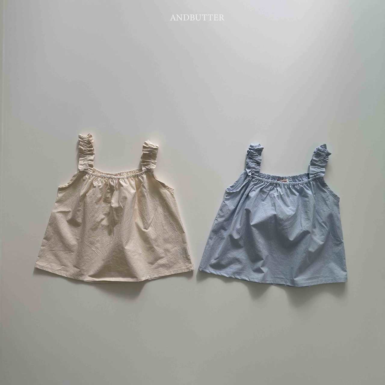 【予約商品】andbutter / Shirring sleeveless
