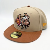 NEW ERA 59FIFTY/5950 Hartford Yard Goats Camel  7 1/2【海外商品】[ハートフォード・ヤードゴーツ]