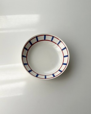 Moulin des loups　ムーランデルー　/　バスク柄のカロット皿　b