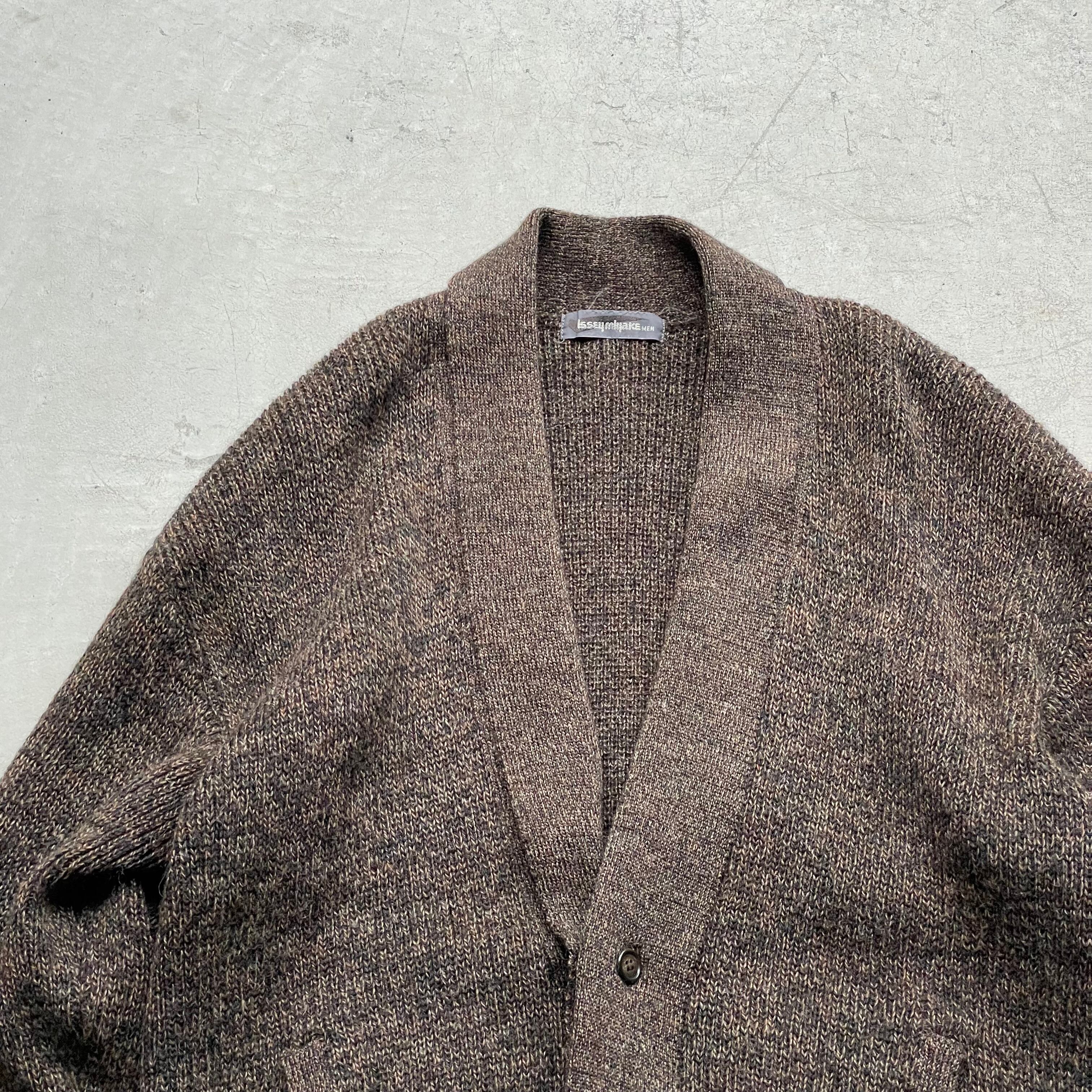 ISSEY MIYAKE/80s 筆タグ wool cardigan | Seek the online
