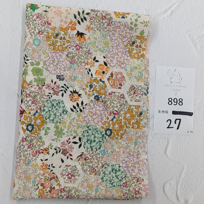 《898》◆輸入 リバティ LIBERTY タナローン カットクロス ハギレ