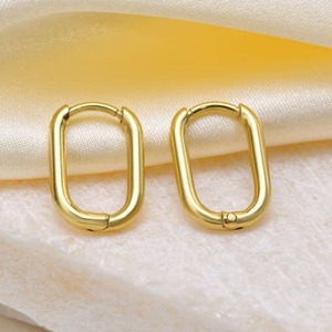 【ss 316L】フープピアス　イエローゴールド