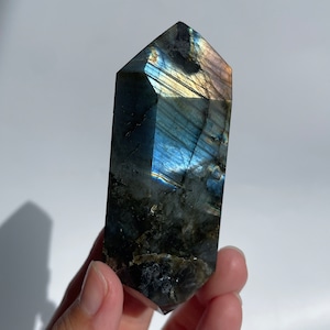 両面シラー◎ラブラドライト ダブルターミネイテッド05◇ Labradorite ◇天然石・鉱物・パワーストーン