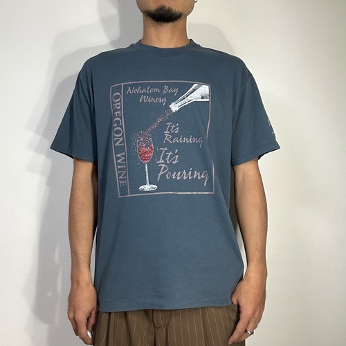 90s レトロ ワイン tシャツ