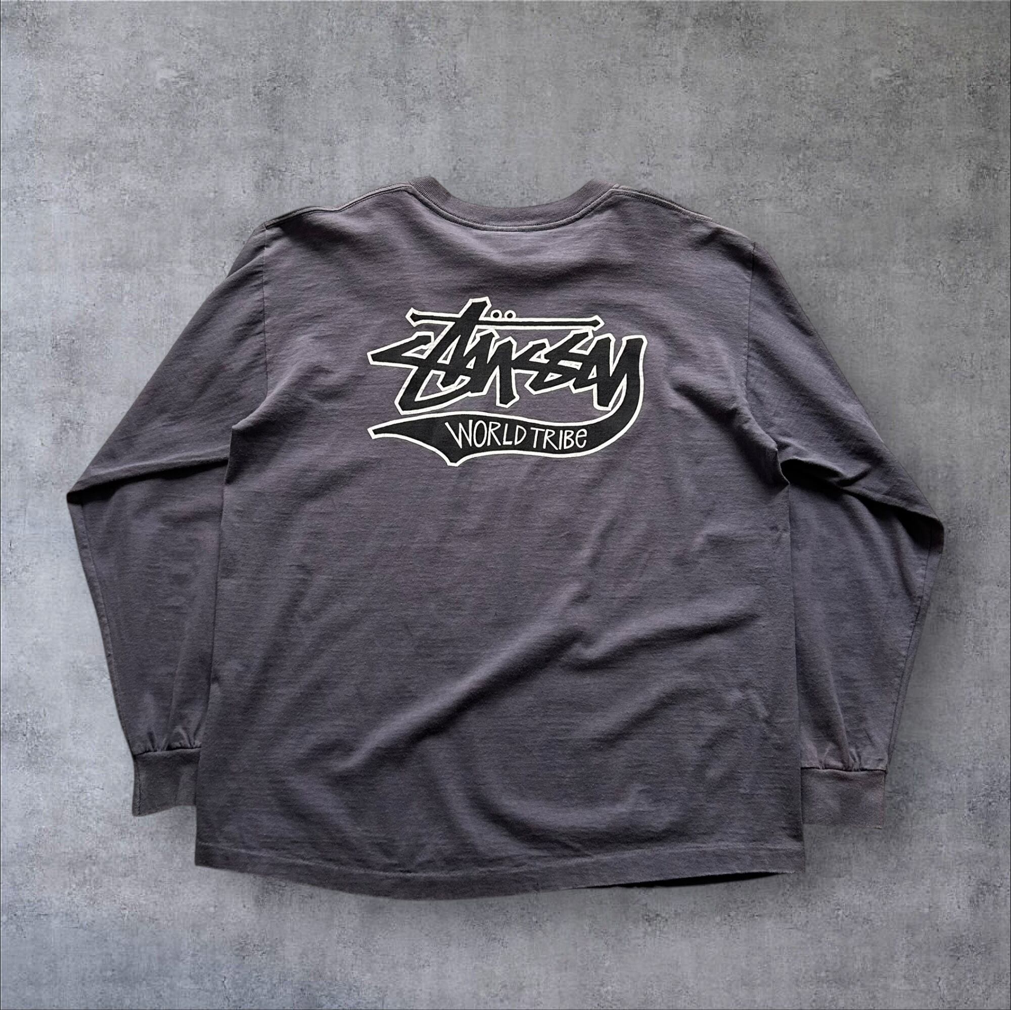1990s Stussy "WORLD TRIBE" L/S T-shirt【高円寺店】