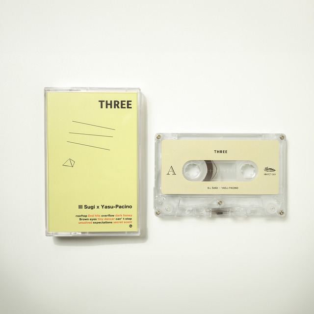 Ill Sugi x Yasu-Pacino "THREE" cassette tape + DL code