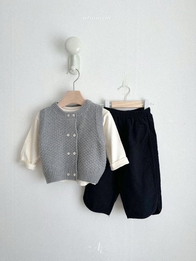 atomeme25wn_Peach Rib Pants