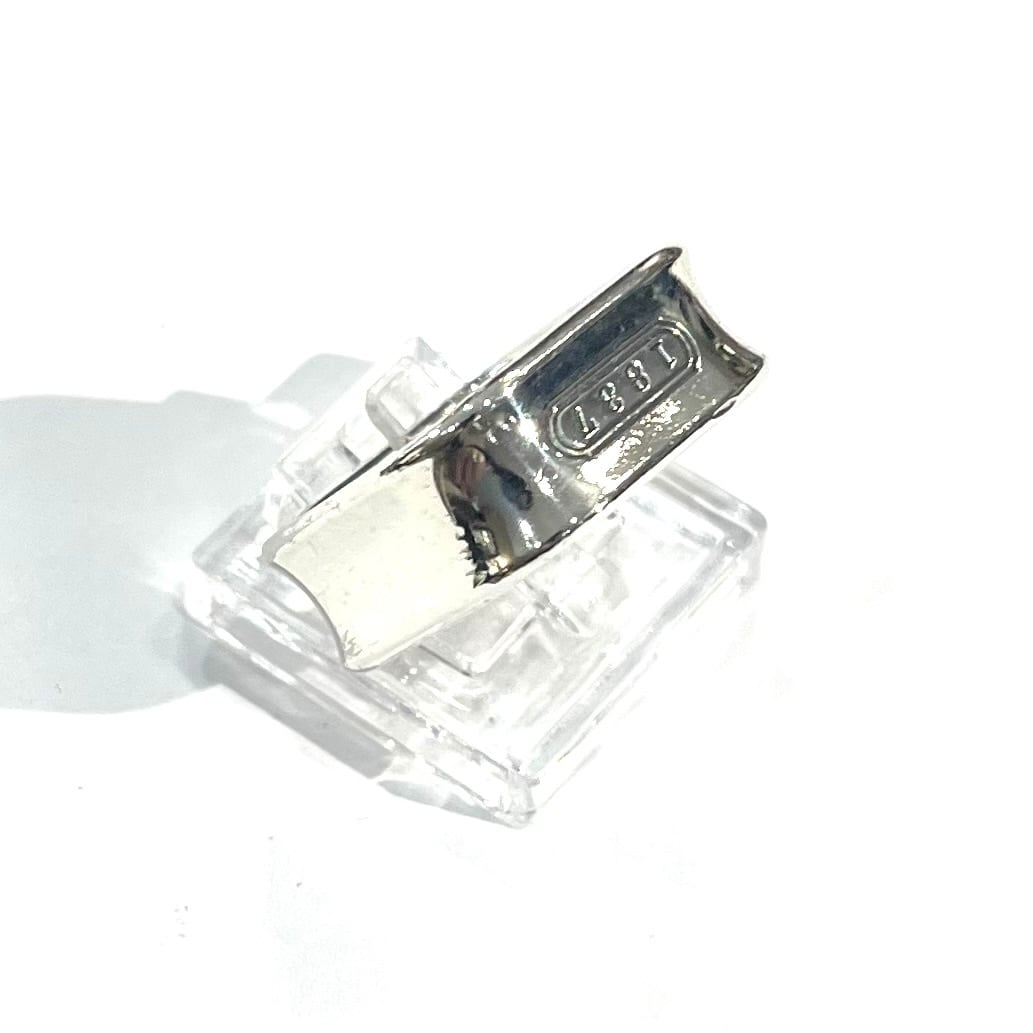 TIFFANY&CO.】【12-13号】2552 T&CO 1837 スクエアリング／シルバー925