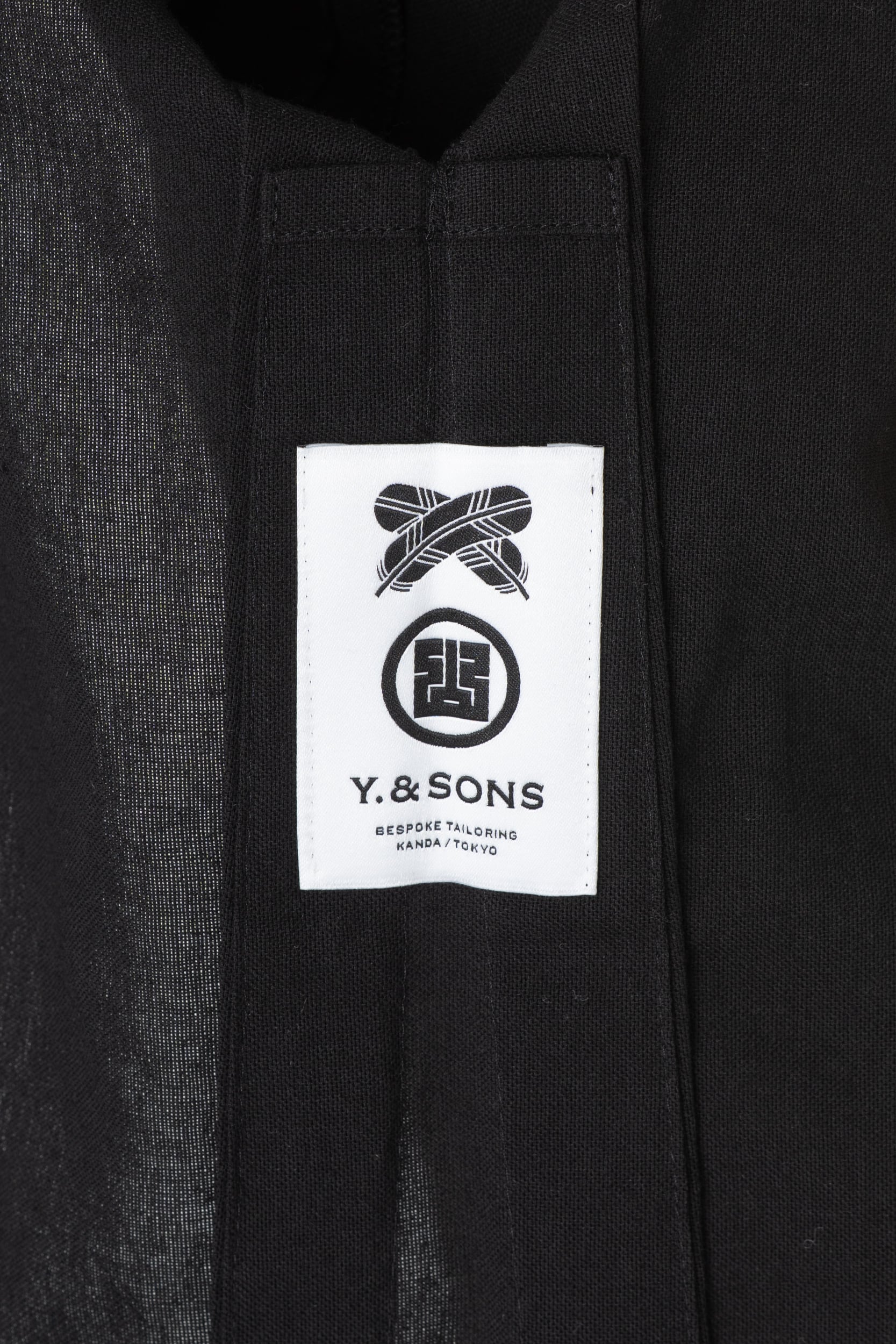 羽織 / コットンオックス / BLACK（With tailoring） | Y. & SONS