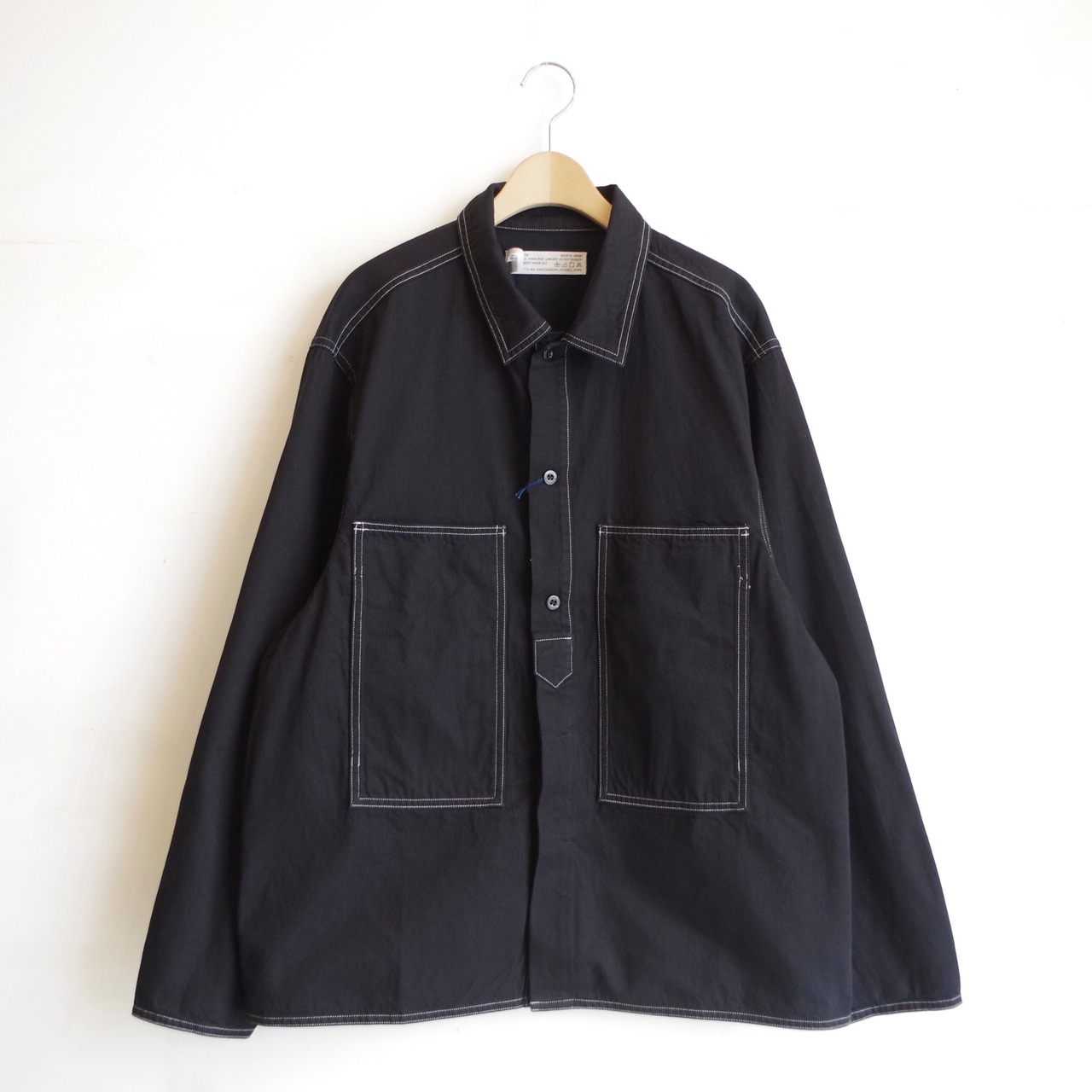 HATSKI  Faux Pullover Denim Shirt