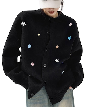 Star Motif Cardigan 504125