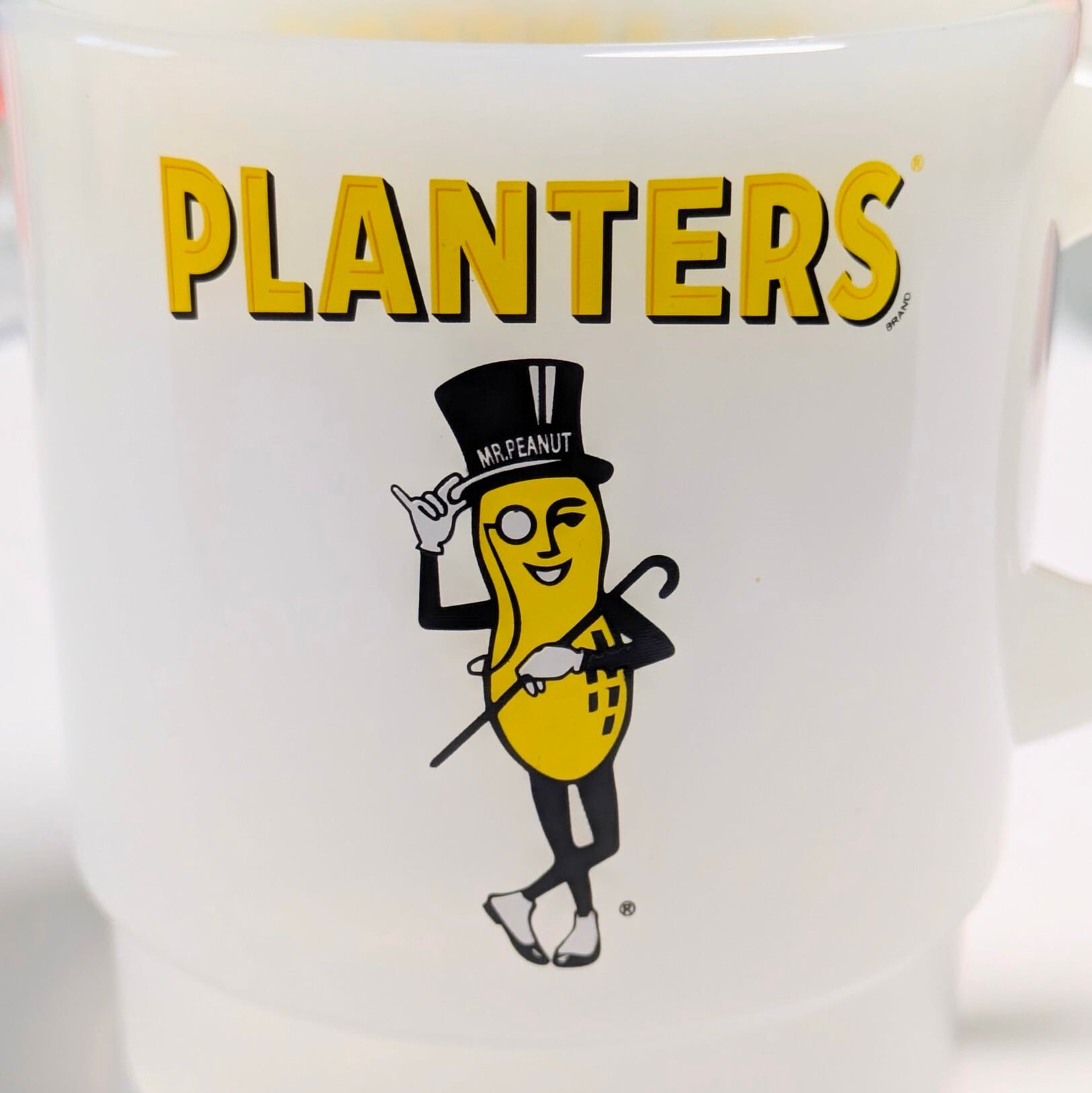 【 STACKING MUG / スタッキングマグ   積み重ねられるマグ  】 Mr.Peanut(ミスターピーナッツ) / プランターズ / プラスティックマグ 〚アメリカン雑貨 アメトイ〛