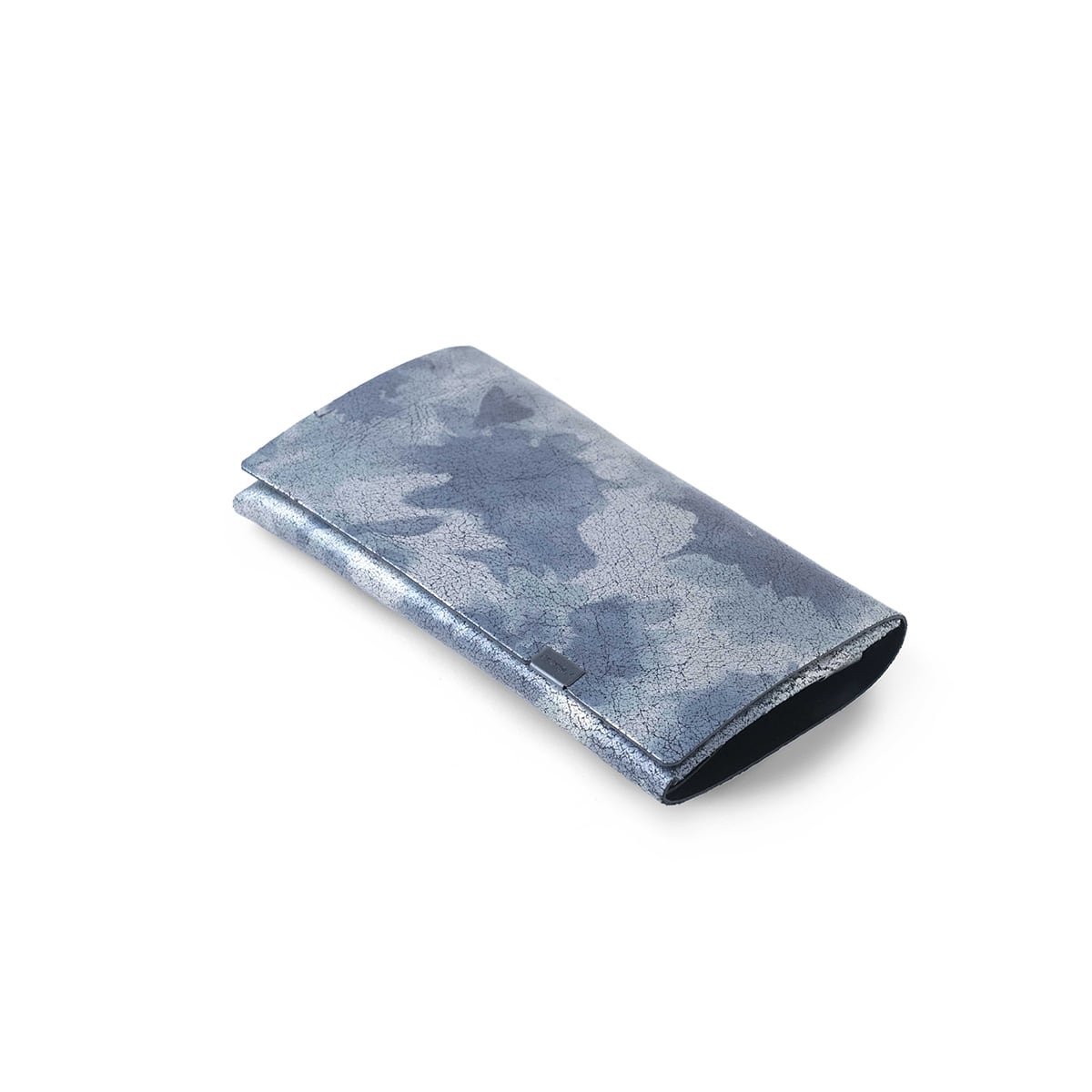 睡蓮画 ロングウォレット フローラル×ブラック | 所作 Shosa