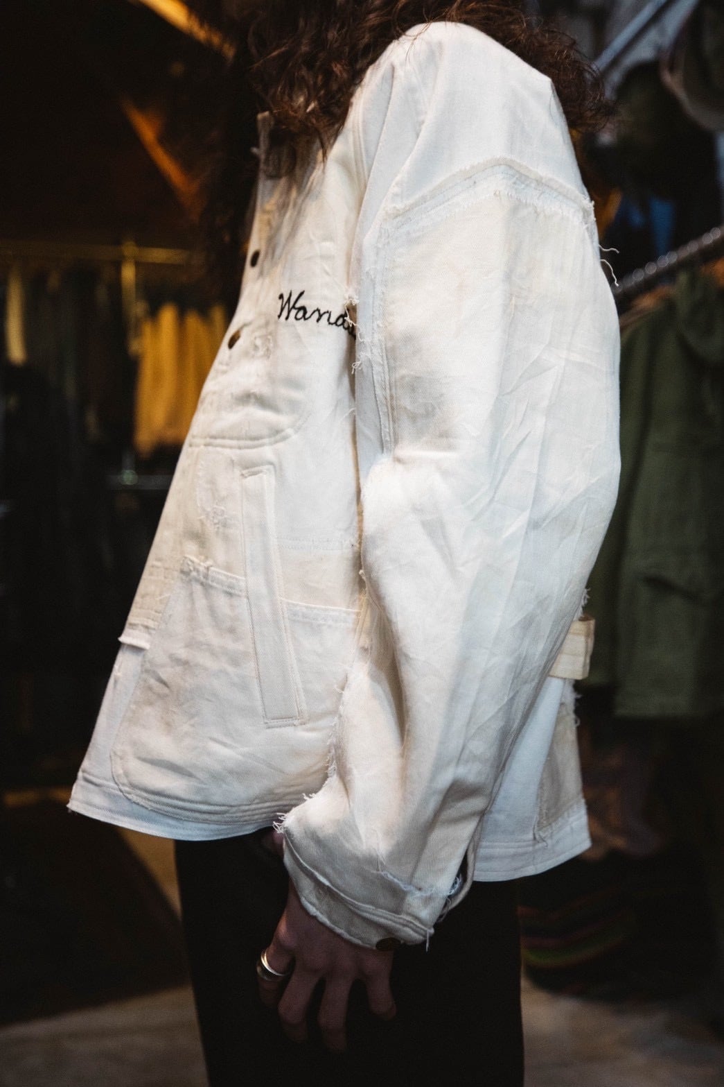 【定価10万円】【新品・タグ付き】COACH カットワーク 白 ブルゾン S Th】Re:Coach Jacket 