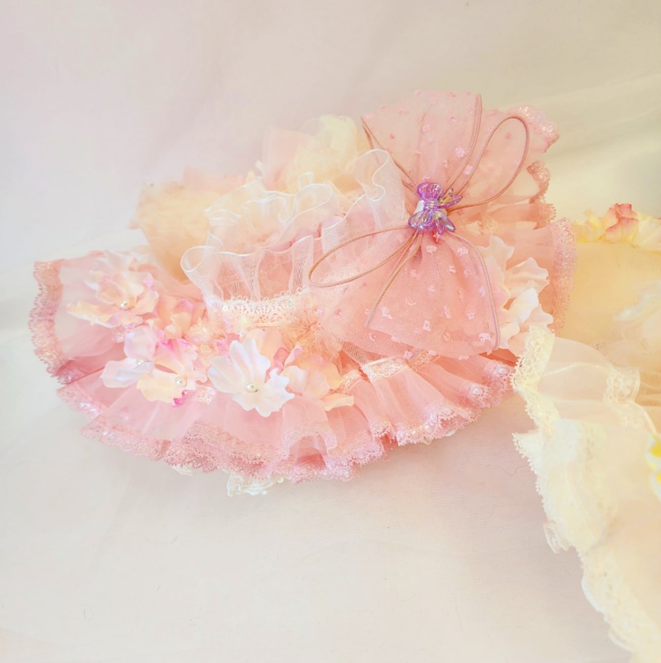 予約【PARTYC】Flower Wing Cape (3color)