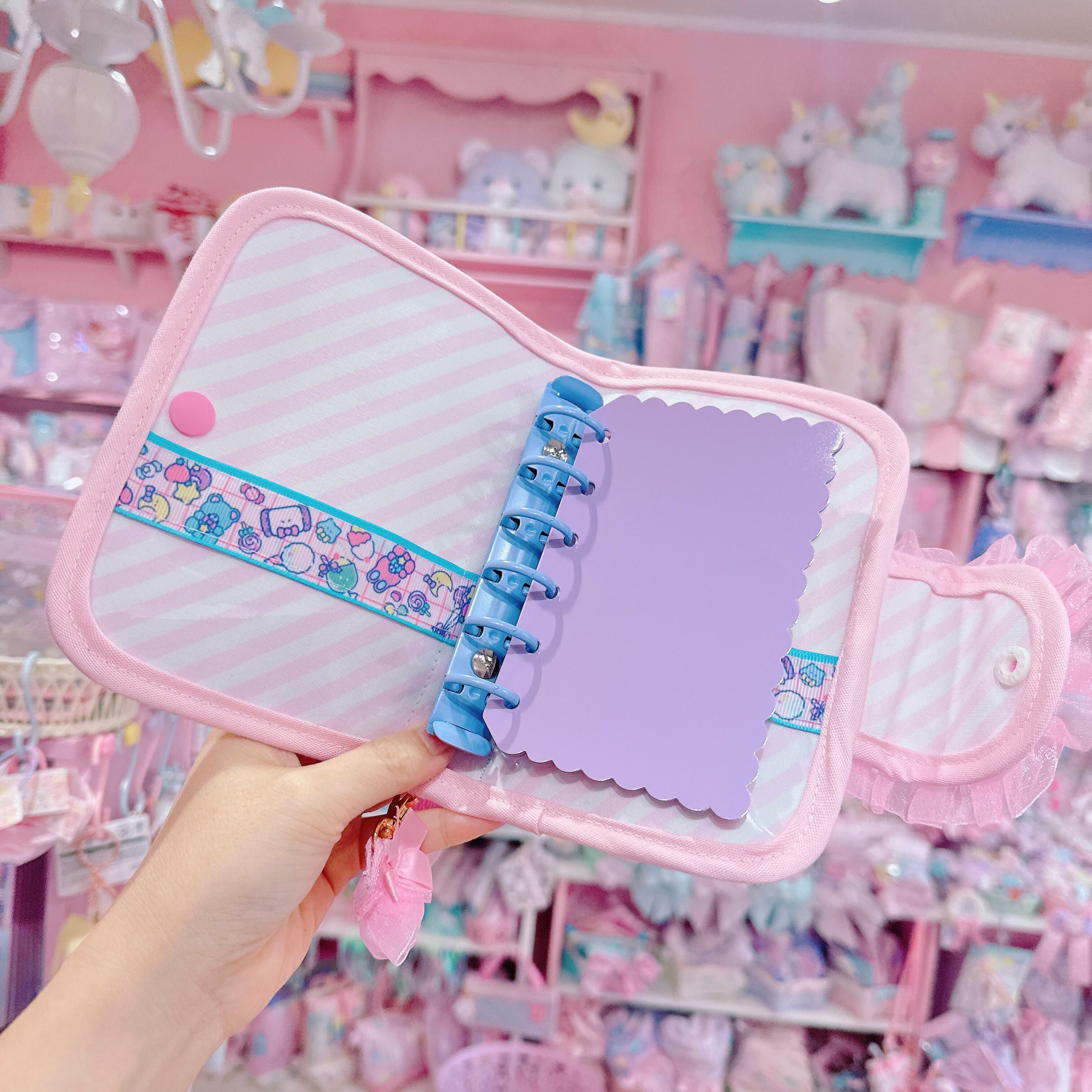 【E3】104-1ストラップ付き６穴バインダー（シール台紙付）