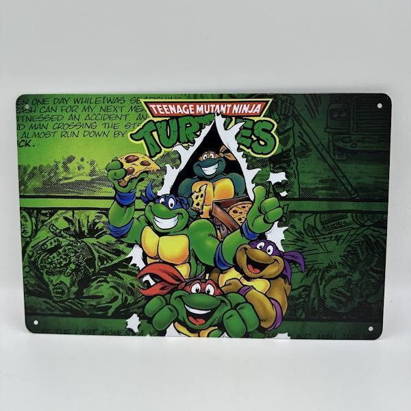 ティーンエイジ・ミュータント・ニンジャ・タートルズ ブリキ看板