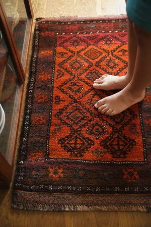 2372-Vintage Baluch rug