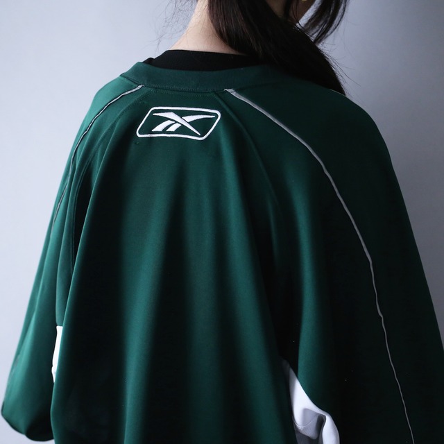 "Reebok×NHL" Dallas Stars over silhouette game shirt