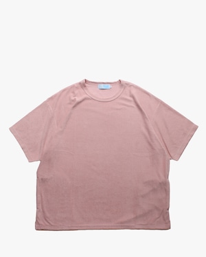 EACHTIME. Pile Pocket T-Shirt Pink