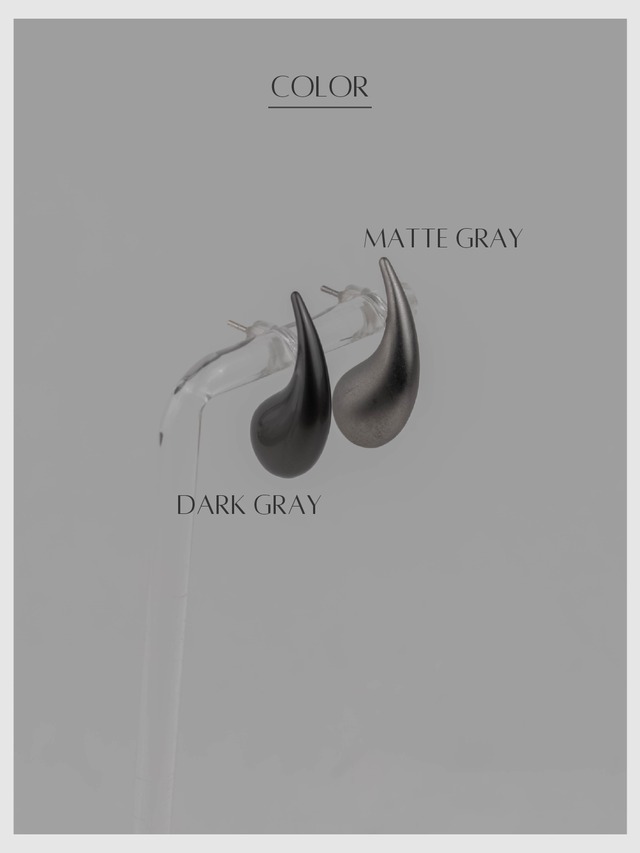 Pierce -Dark Gray / Matte Gray-