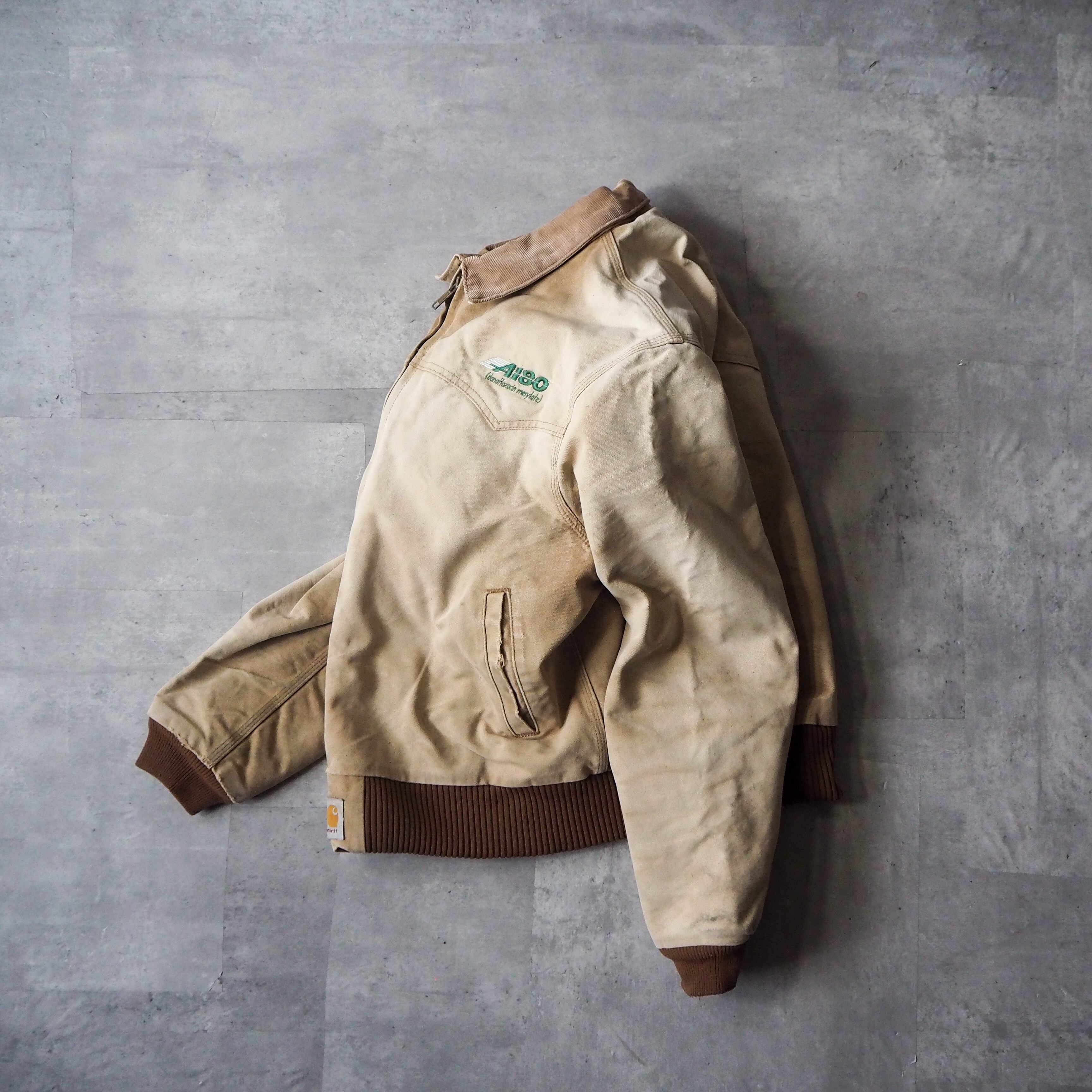 90s-00s “carhartt” detroit jacket industrial logo カーハート 