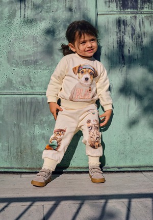 ＜MOLO＞Baby スウェット プルオーバー Disc Sweatshirt(Dog)