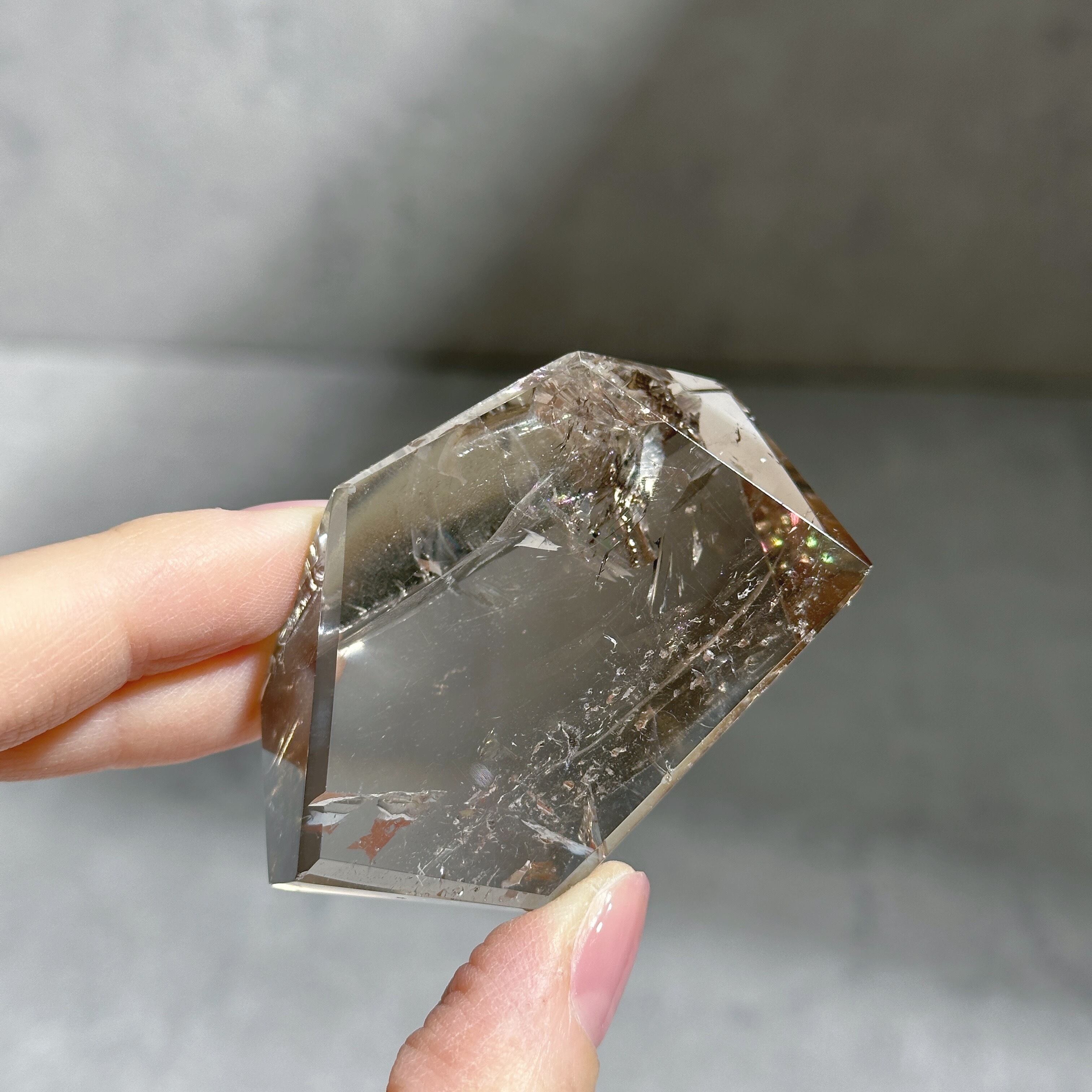 虹◎スモーキークォーツ フリーフォーム31◇ Smoky quartz ◇天然石