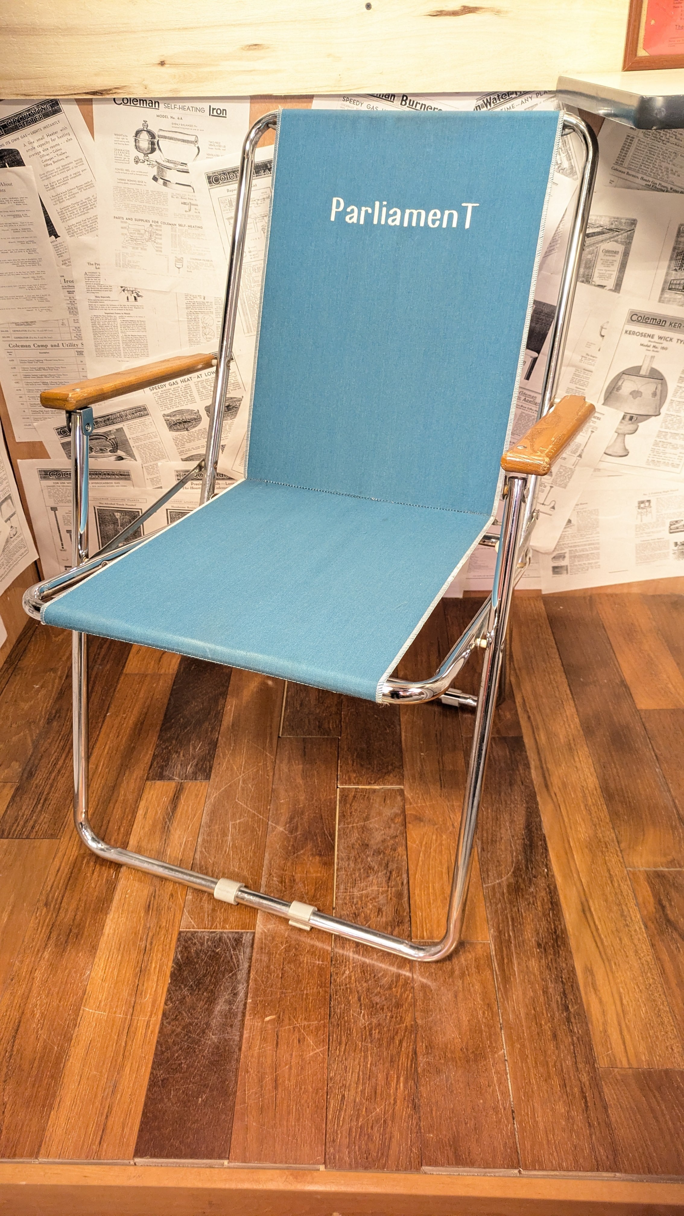 Vintage ZIPDEE Chair AirstreamChair USA Antique Camping ParliamenT