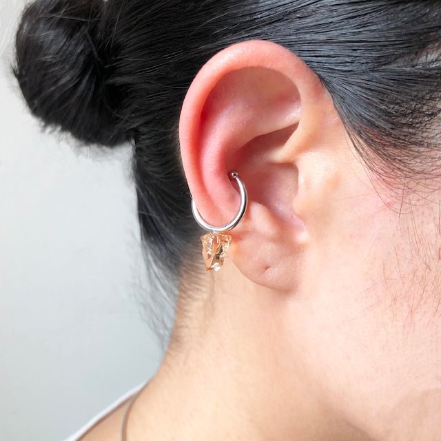 FRAGMENT - ear cuff - silver 02