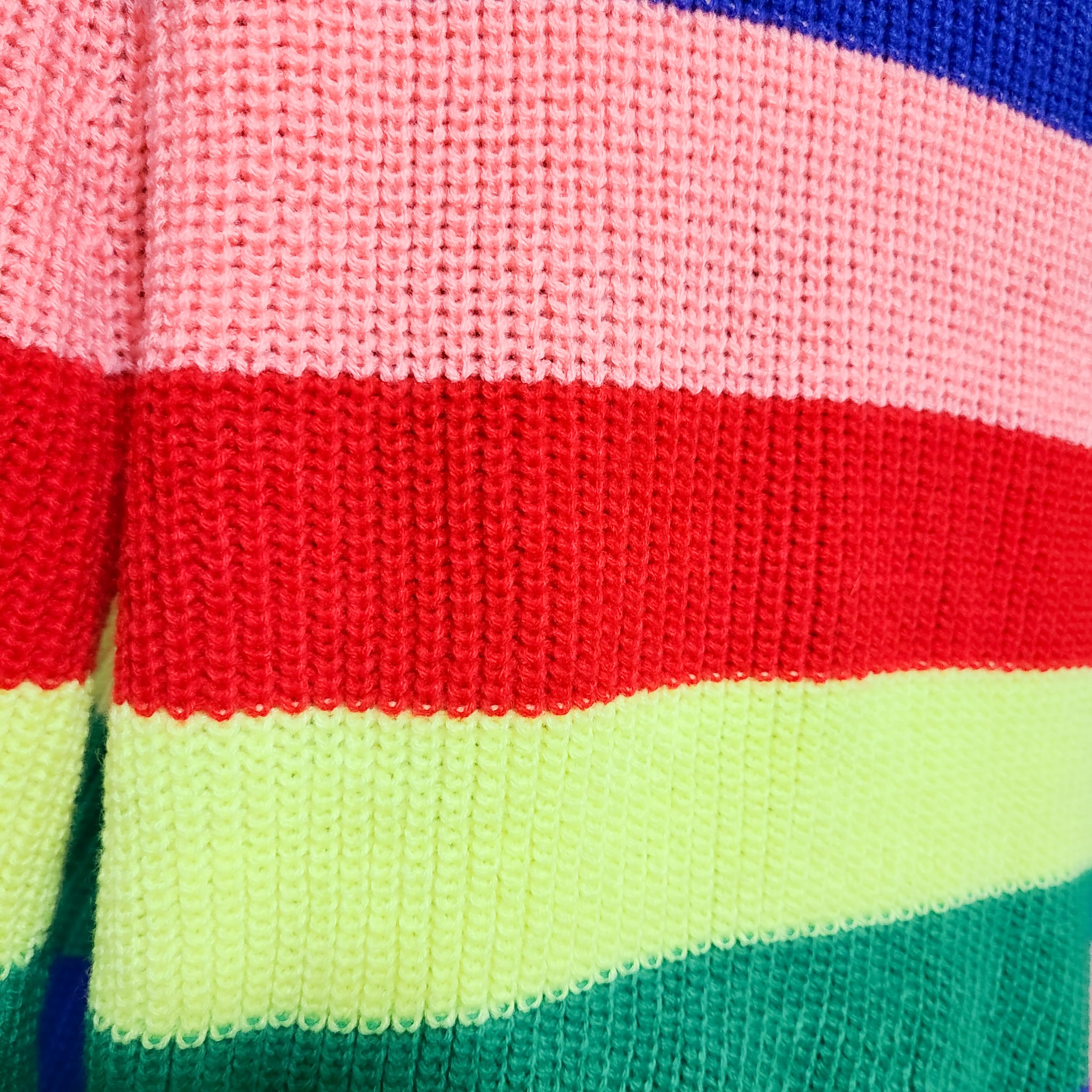 カラフルニットタートル ニットセーター レインボー カラフル ハッピー