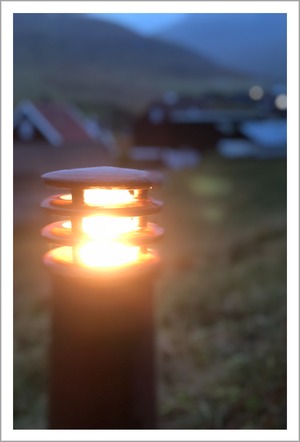 Gjogv（ギョーク）の灯り ｜ フェロー諸島の風景ポストカード