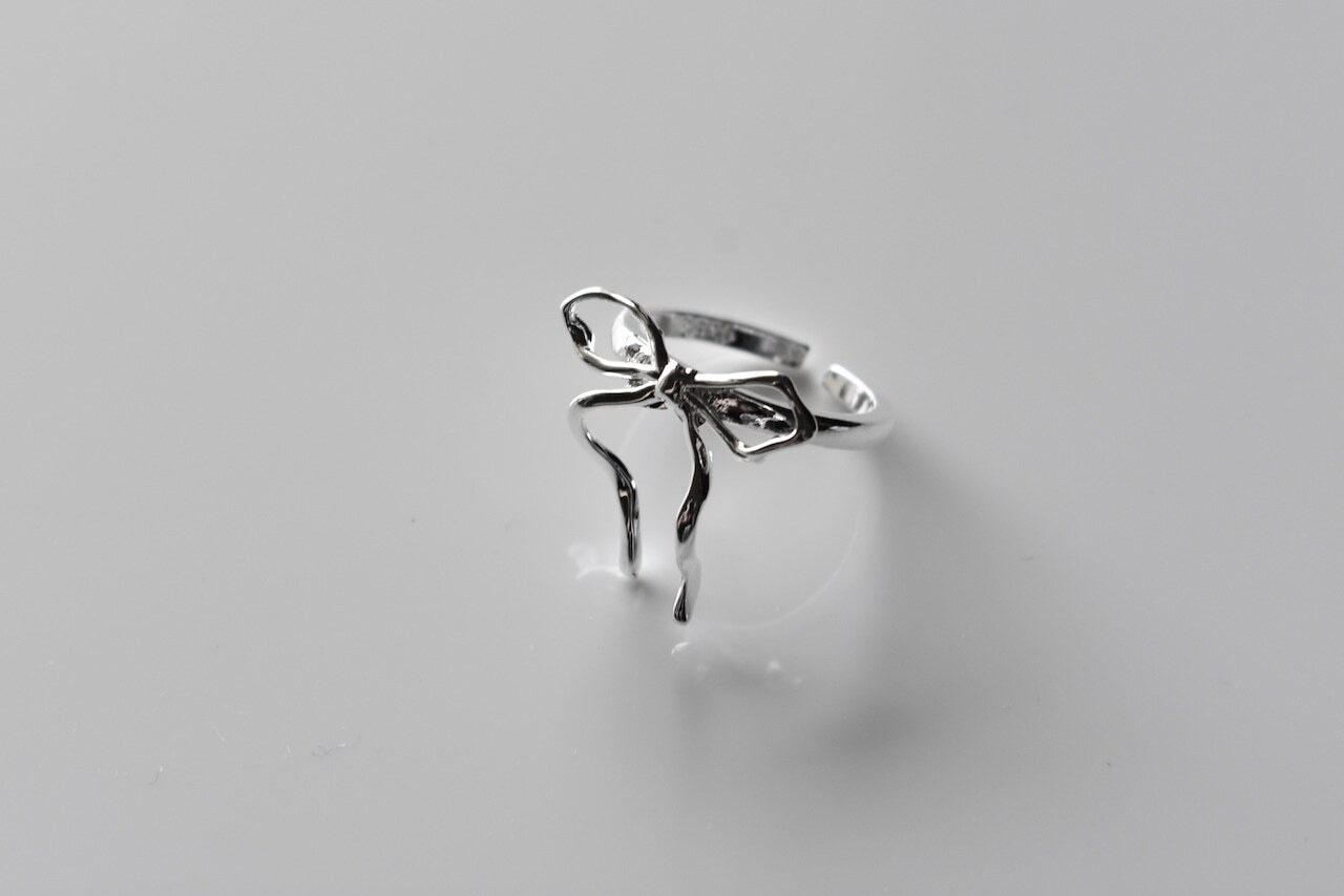 ribbon ring(silver925)