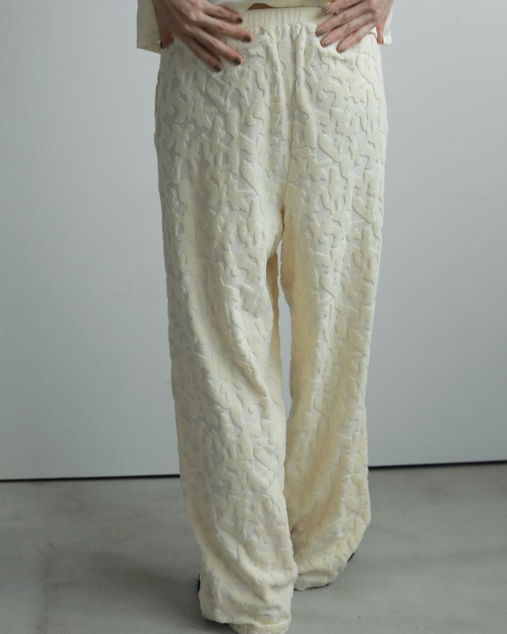 anuke(アンヌーク) Jacquard Rough Pants | サウスオレンジ｜メンズ