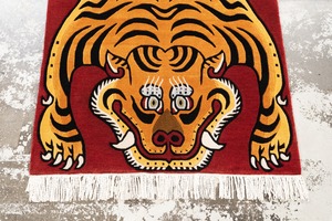 Tibetan Tiger Rug 《Mサイズ•プレミアムウール180》チベタンタイガーラグ